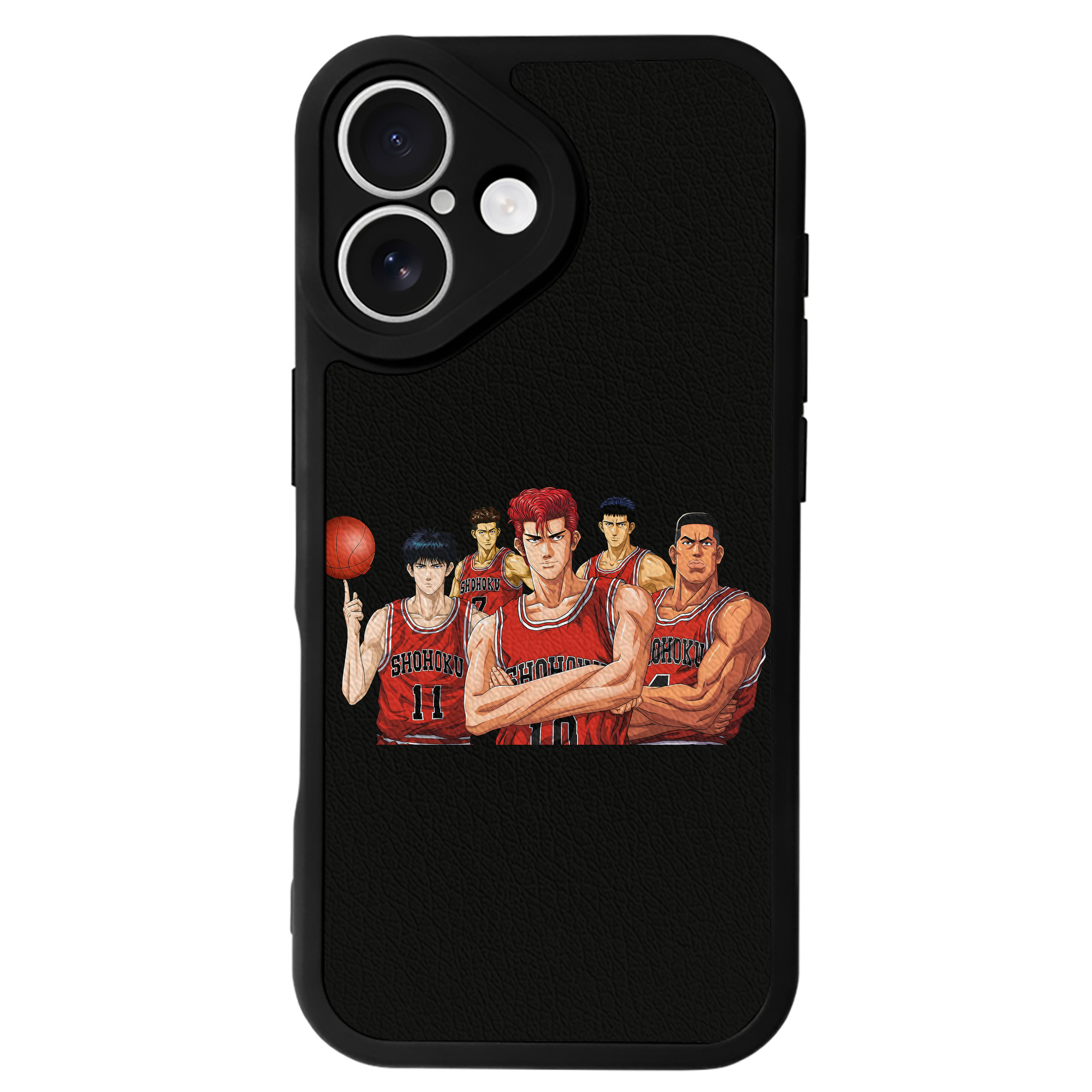 （画像用） SLAM DUNK／スラムダンク 【iPhone 16シリーズ対応】シリコンスマホケース（レザー調） 材質：シリコン